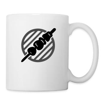 Kebab Grillen - Tasse - Weiß - Rechts
