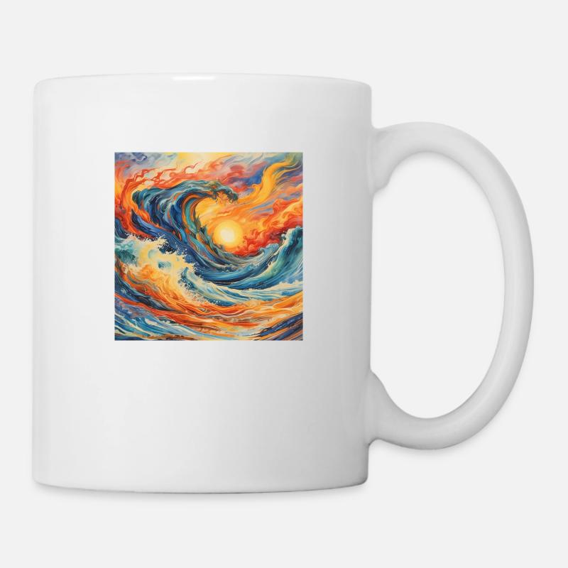 Flaming Flood - Mug - white