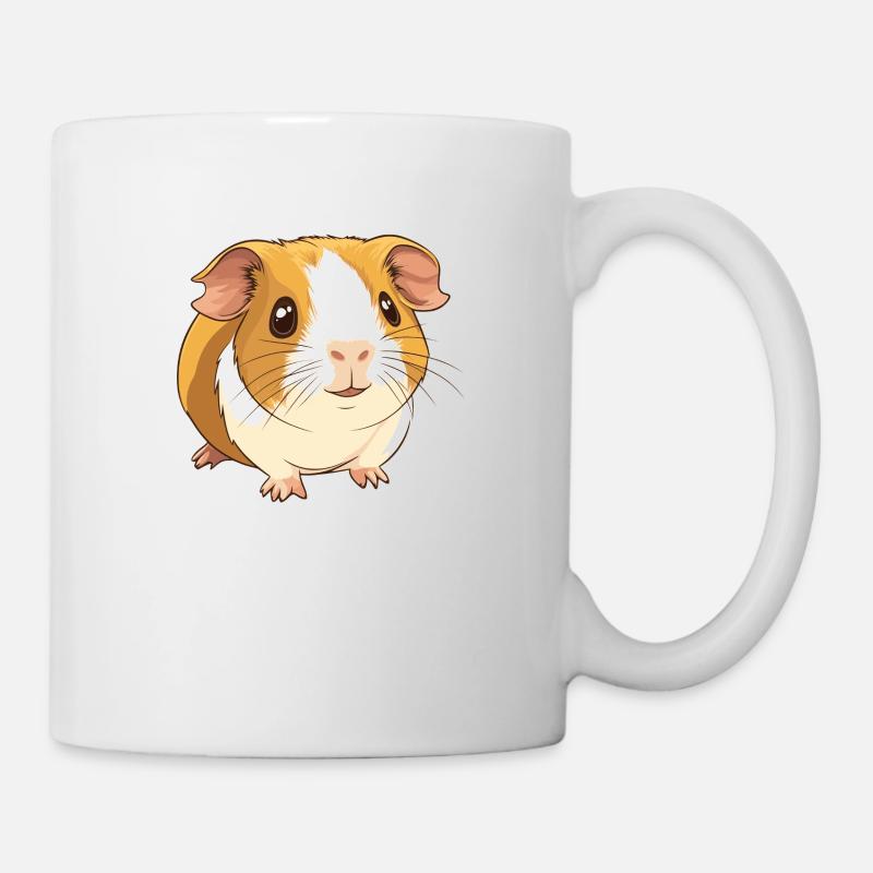 petit cochon d’Inde mignon - Mug blanc - blanc