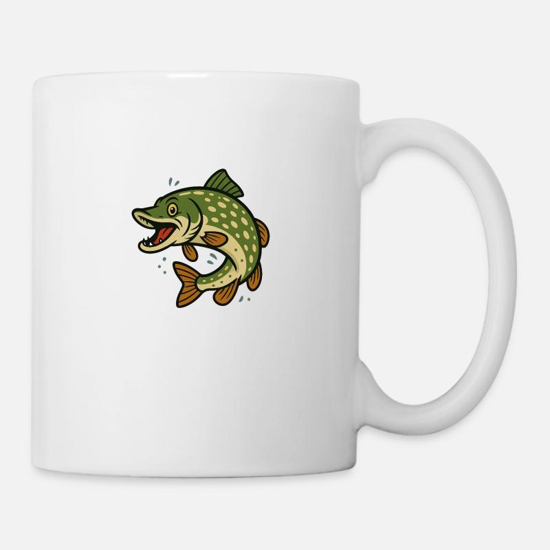 Brochet - Mug blanc - blanc