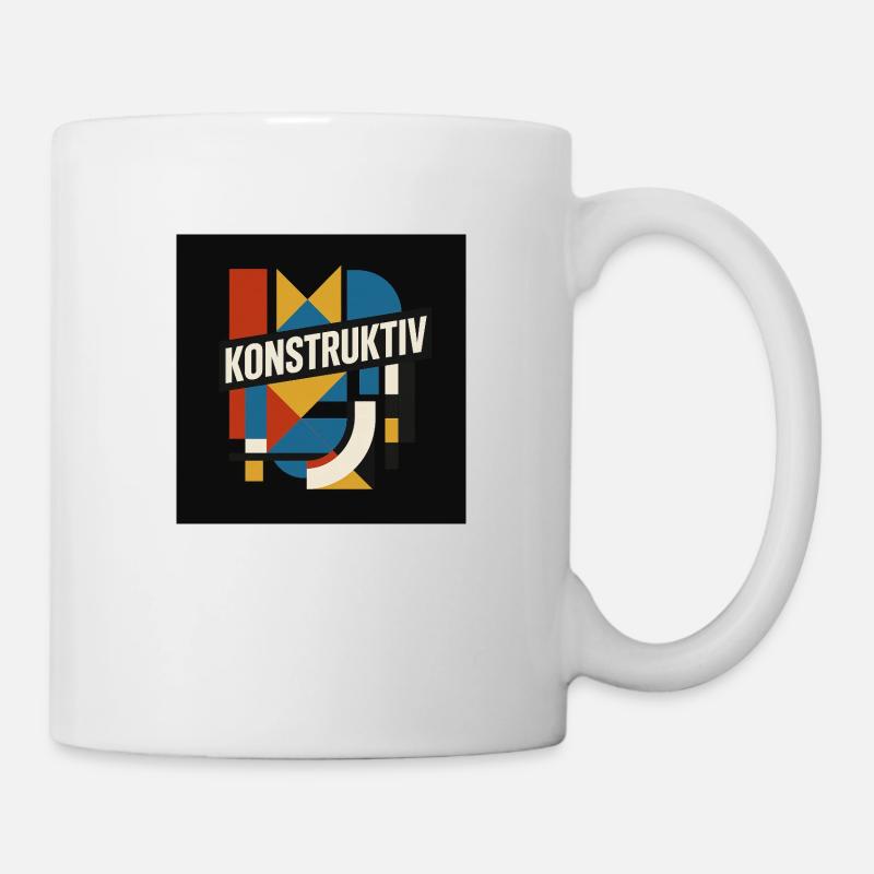 konstruktiv - Tasse - Weiß