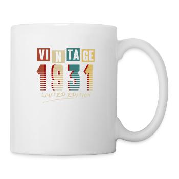 Vintage 1931 : Edition Limitée - 94e anniversaire. - Mug blanc - blanc - Droite
