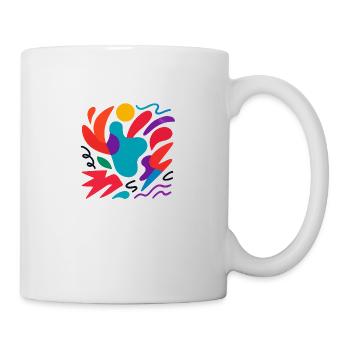 Abstract CLR - Tasse - Weiß - Rechts