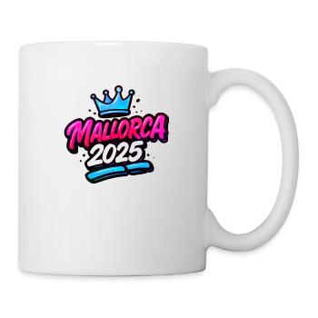 Mallorca 2025 Krone - Tasse - Weiß - Rechts