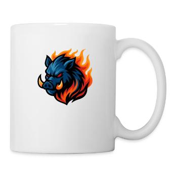Boar – Fiery Mane | Urban Zodiac Mascot - Mug - white - Right