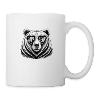Papa ours - Tasse - Weiß - Rechts