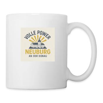 Volle Power Neuburg - Tasse - Weiß - Rechts
