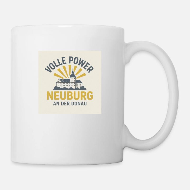 Volle Power Neuburg - Tasse - Weiß