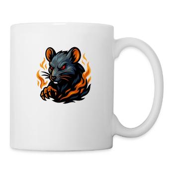 Rat – Shadow Claws | Urban Zodiac Mascot - Mug - white - Right