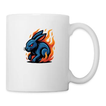 Rabbit – Moon Runner | Urban Zodiac Mascot - Mug - white - Right