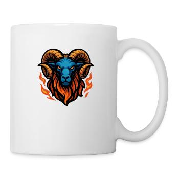 Ram – Intense Blaze | Urban Zodiac Mascot - Mug - white - Right