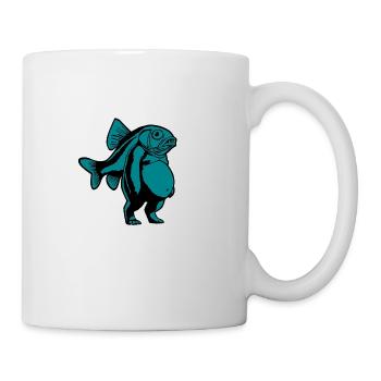 Trippi Troppi - Bärenfisch Mann - Tasse - Weiß - Rechts