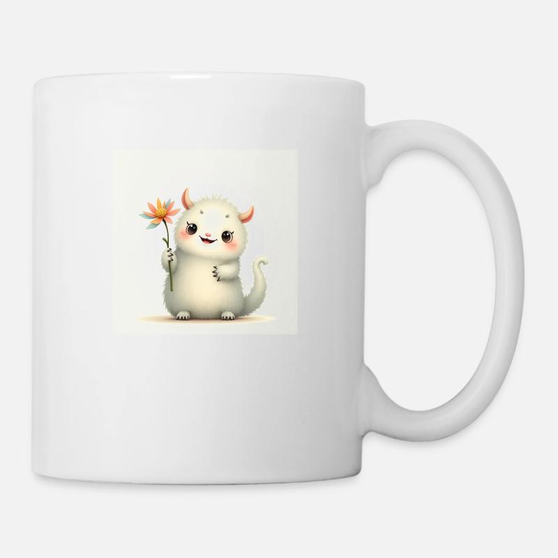 Süßes Monster - Tasse - Weiß