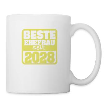Ehe 2028 - Tasse - Weiß - Rechts