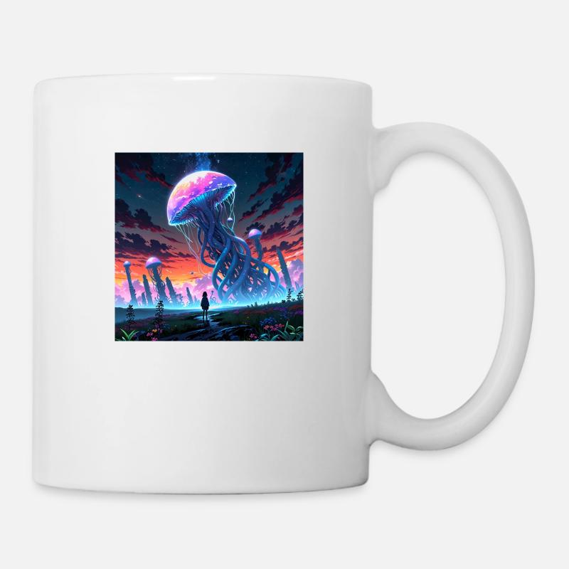 Leonardo Anime XL In a surreal lunar offbeat - Tasse - Weiß