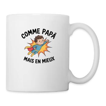 Like dad but better - Mug - white - Right