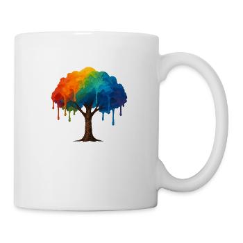 Baum Colorblast - Tasse - Weiß - Rechts