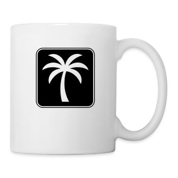 Palmier Icône Été - Mug blanc - blanc - Droite