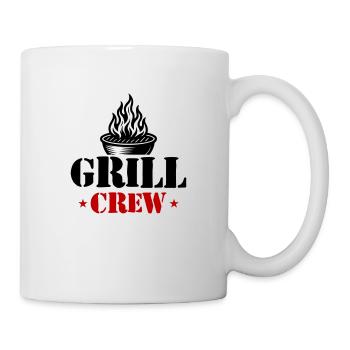 Grill Crew Grillen - Tasse - Weiß - Rechts