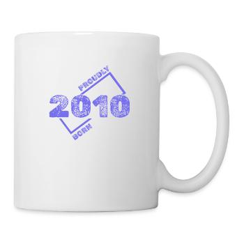 Né en 2010 - Mug blanc - blanc - Droite