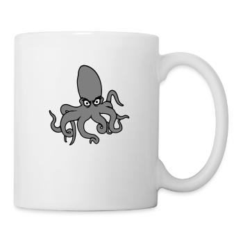 Octopus, octopus, octopus, cephalopod, evil eye - Mug - white - Right