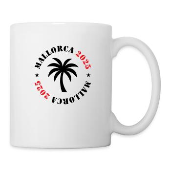 Mallorca 2025 Palme - Tasse - Weiß - Rechts