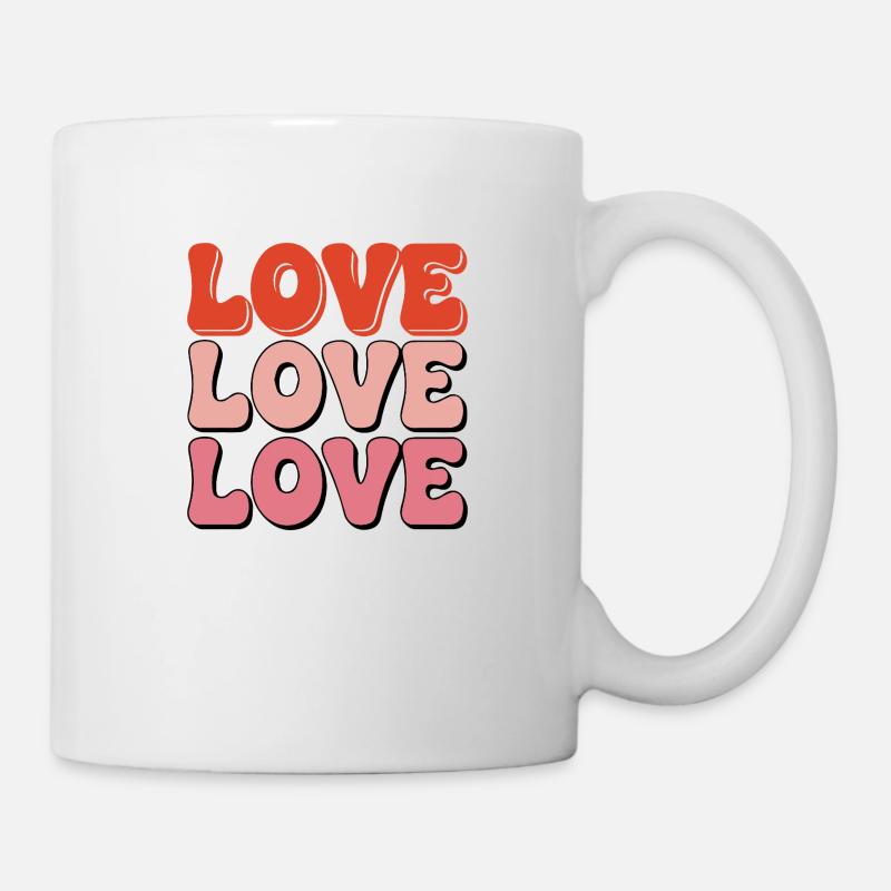 Amour amour amour amour - Mug blanc - blanc