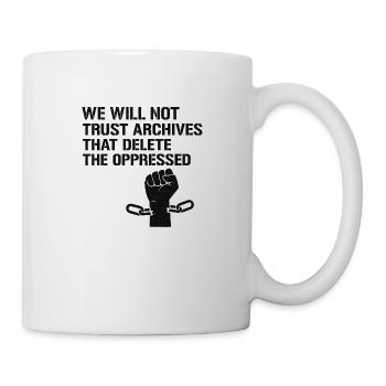 Nous ne vous ferons pas confiance - Mug blanc - blanc - Droite