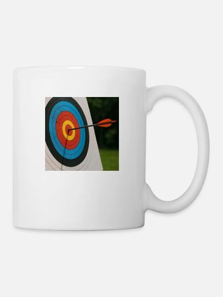 Sport - Bogenschießen - Tasse - Weiß
