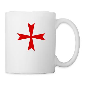 Croix - Mug blanc - blanc - Droite