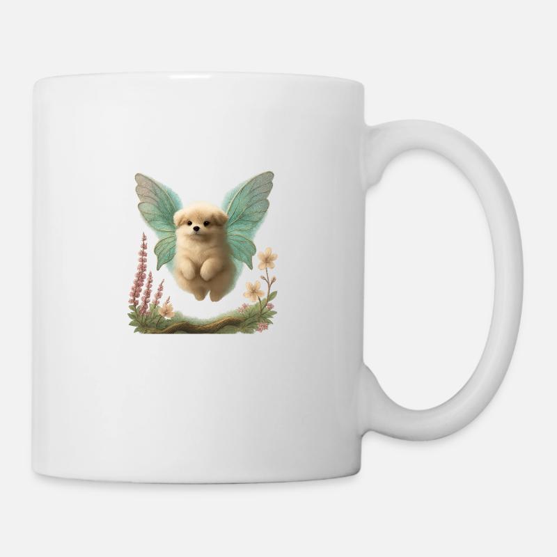 Feenhund - Tasse - Weiß