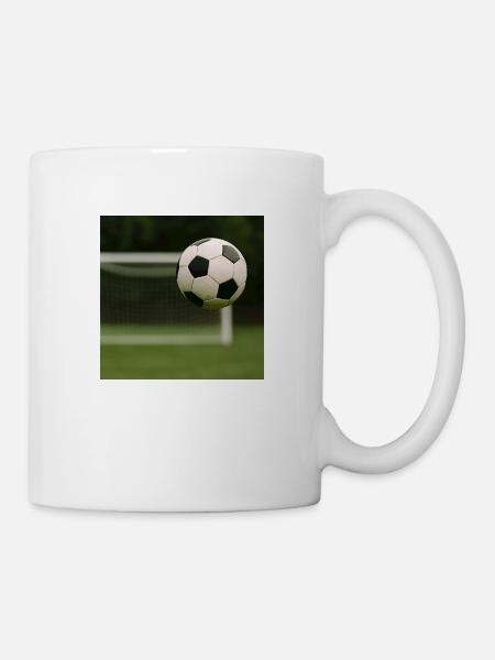 Sport - Fußball - Tasse - Weiß