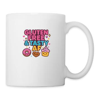 Sans gluten et savoureux AF - Mug blanc - blanc - Droite