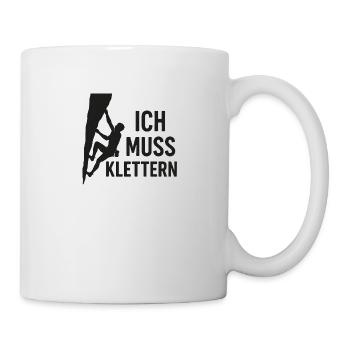 Klettern, Climbing - Tasse - Weiß - Rechts