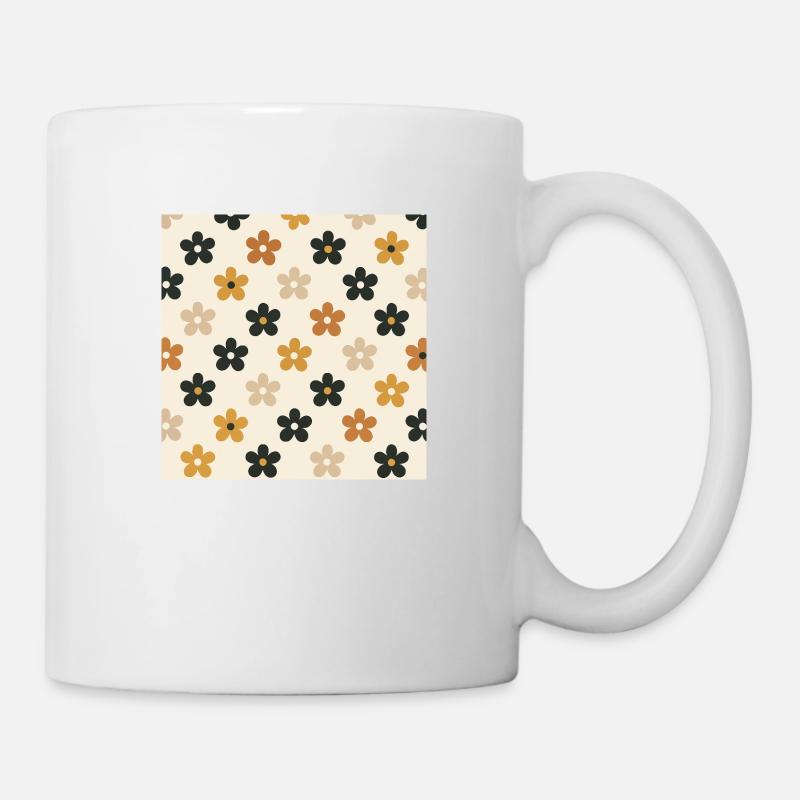 Vintage Flowers - Mug - white