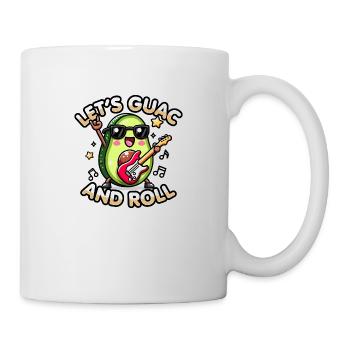 Kawaii Chibi Avocat Let’s Guac & Roll Funny Food - Mug blanc - blanc - Droite
