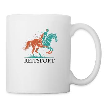 Equestrian – Leidenschaft, Eleganz und Performance - Tasse - Weiß - Rechts