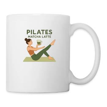 Pilates Girl Matcha Latte - Tasse - Weiß - Rechts