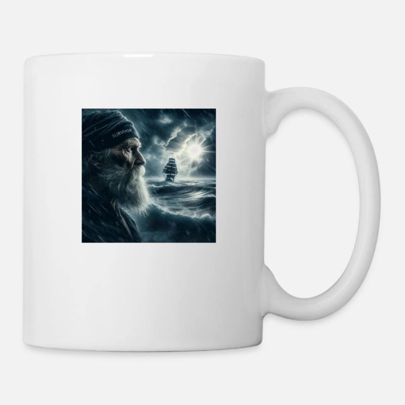 Ein alter Seemann - Tasse - Weiß