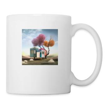 small haunted treehouse solitude surreal - Mug - white - Right