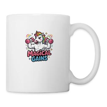 Unicorn Magical Gains - Mug - white - Right