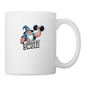 Wizard of swole - Mug - white - Right