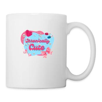 Chronically Cute Lolly Bow Pills Diamonds - Mug - white - Right