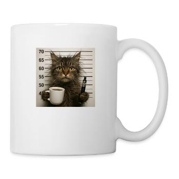 Mugshot Cat - Mug - white - Right