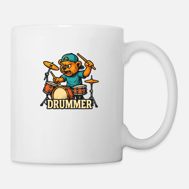 Tambour - Mug blanc - blanc