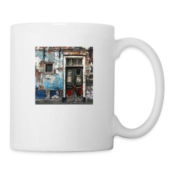 Lost Place Porte d’entrée n° 5 Quitter le délabré urbain - Mug blanc - blanc - Droite