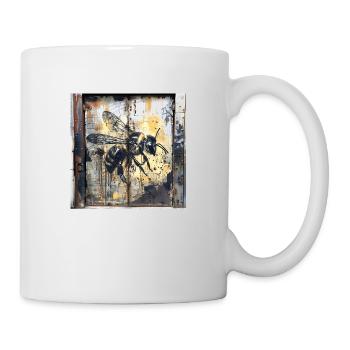 Lost Place Unique Abeille Volant Rouille Métal Urbain - Mug blanc - blanc - Droite