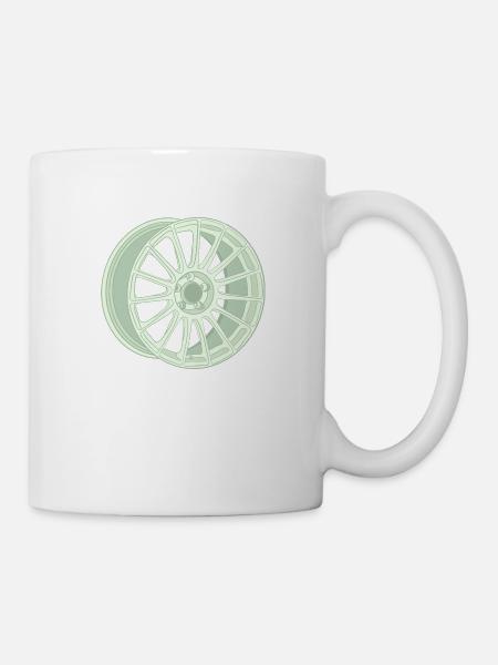 Felge - Tasse - Weiß