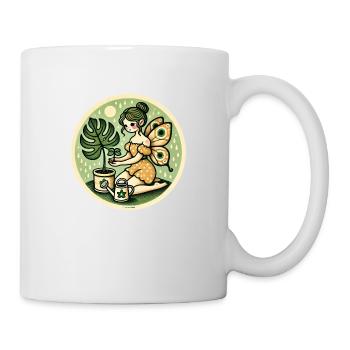 Pflanzenfee - Tasse - Weiß - Rechts