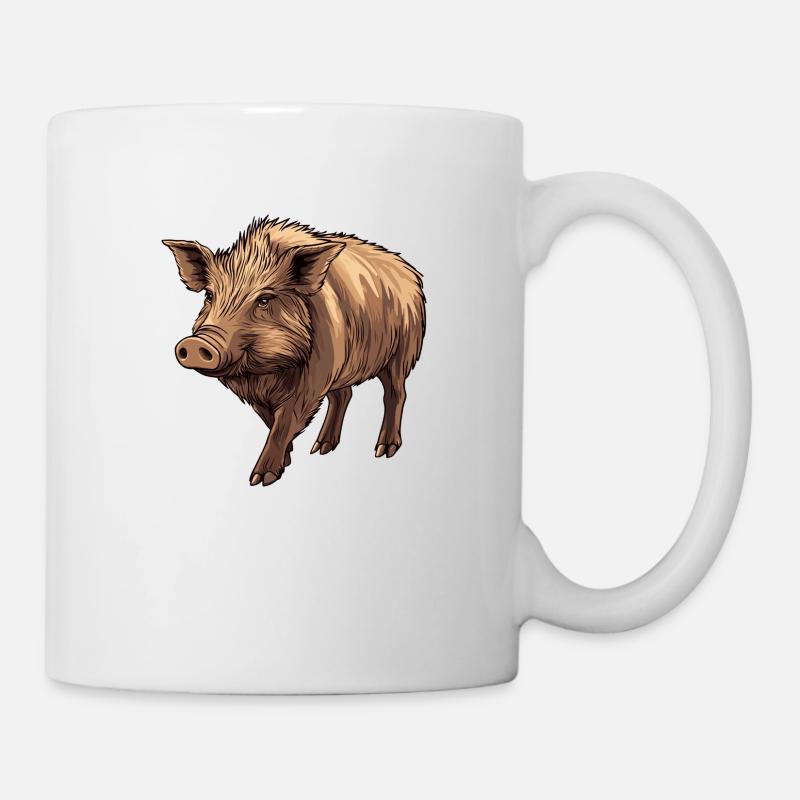 Sanglier - Mug blanc - blanc